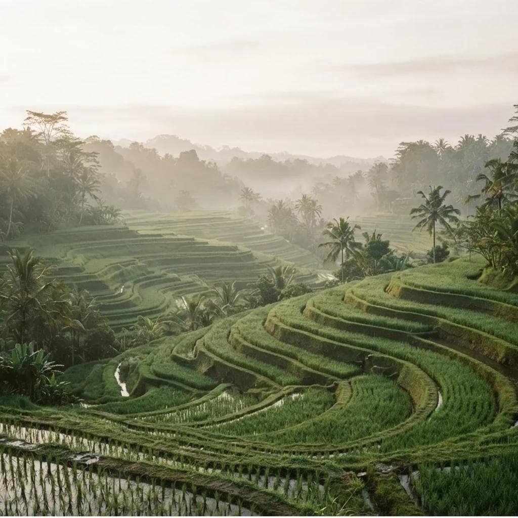 A green Balinese landscape used as a temporary draft image while the final accommodation-focused Journal hero is prepared.